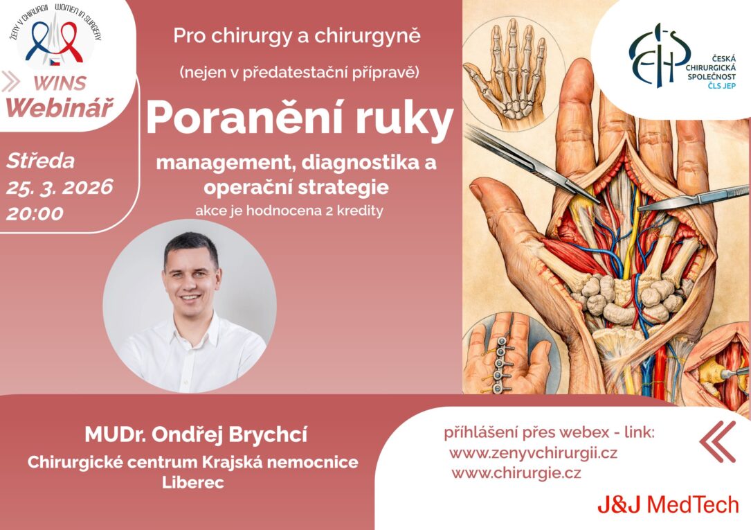 Poranění ruky – akutní management, diagnostika a operační strategie